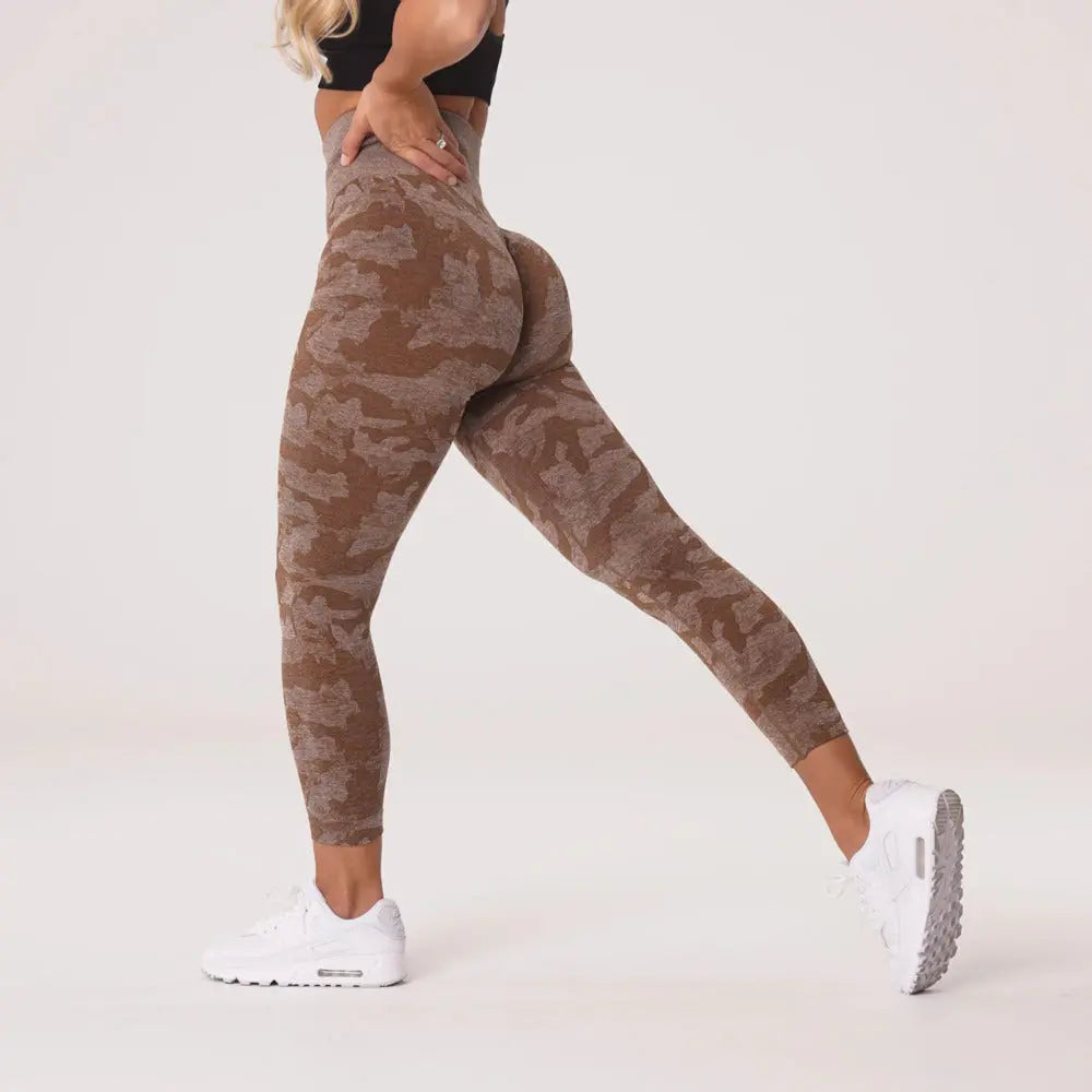 Camo Seamless Leggings Elevate