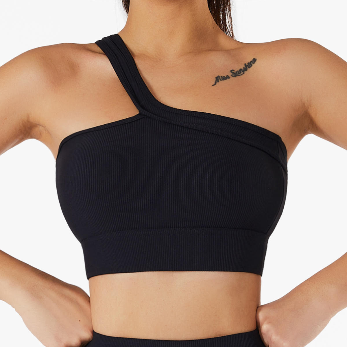 One Shoulder Sports Bra