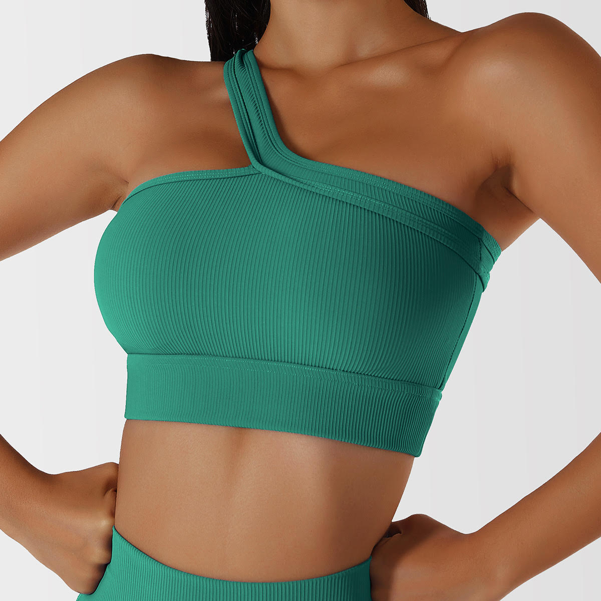 One Shoulder Sports Bra