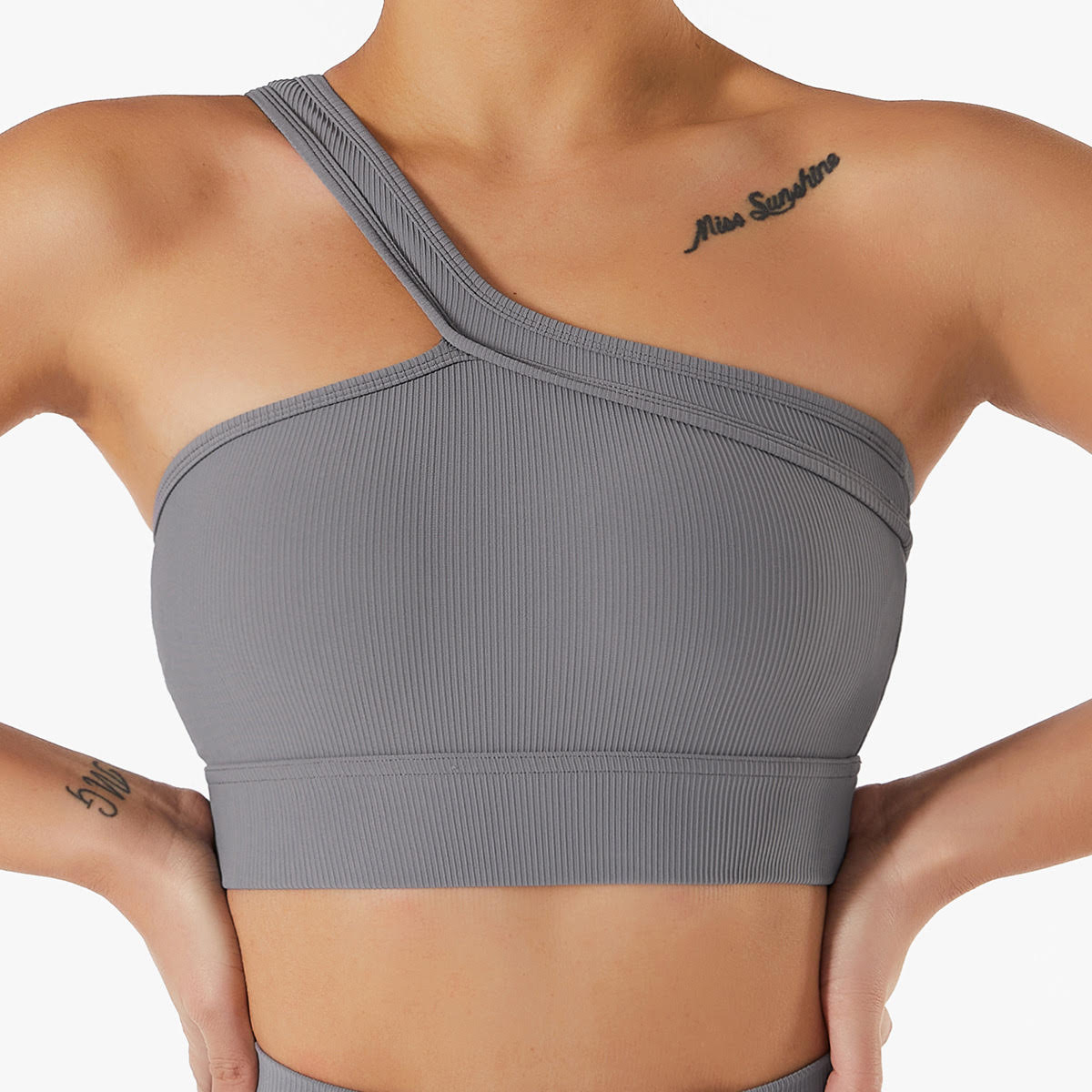 One Shoulder Sports Bra