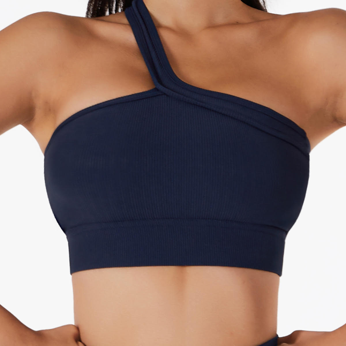 One Shoulder Sports Bra